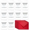 Transfronterizo Nuevo Juego de 10 Piezas de Tarjeta de Agradecimiento y Sobre para el Cumpleaños del Padre Llevando Bendiciones Sinceras y Tarjetas de Gratitud