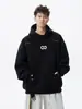 Sudadera con Capucha Bordada de Peso Pesado para Hombre, Estilo High Street Otoño e Invierno, Sudadera Informal Genial para Pareja, Sudadera con Capucha de Diseño de Marca de Moda