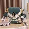 Bolso bandolera para teléfono móvil, popular para mujer, 2024, nuevo bolso bandolera pequeño de moda, minibolso de hombro cuadrado que combina con todo.