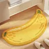 Tapete de Chão para Banheiro, Tapete para Quarto de Crianças, Capacho Absorvente de Água, Tapete de Banheiro Doméstico Fofo em Formato de Fruta para Porta de Banheiro, Tapete de Banheiro
