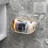 Caja de Almacenamiento Puff con Tapa a Prueba de Polvo Giratoria Soporte de Almacenamiento Transpirable para Huevos de Belleza Colgante de Pared Cojín de Aire Joyería Escurridor Soporte de Almacenamiento
