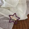 Horquilla estrella de cinco puntas de nube de dopamina color frente clip BB niños flequillo horquilla rota palabra clip lateral tocado