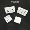 Fabricante Enchufe Personalizado Enchufe Británico de Una Abertura 13A Enchufe Multifunción de Cinco Orificios Panel de Enchufe USB Interruptor 25A40A