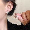 Brincos de cobra de diamante completos, pequenos, frescos, simples, super fada, elegantes, moda feminina, nicho, todos os tipos de brincos, joias de orelha
