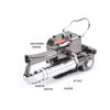 Empacadora neumática de mano AQD-19 Máquina flejadora y empaquetadora de correas de acero y plástico PP/PET Empacadora neumática de alta resistencia