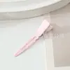 Pinza para el pelo transparente sin costuras de 6 cm, media pinza, material para manualidades DIY, pinza de pato para accesorios de pinza para el pelo, hecho a mano