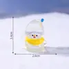 Micro-Paisagem Criativa Fofa Árvore de Natal Boneco de Neve Estatueta Casa de Bonecas DIY Decoração Acessório de Pendurar Mini Ornamento