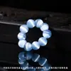 Contas pequenas redondas de ágata de cristal natural com anéis de corrida, acessórios de joias DIY feitos à mão, materiais para pulseira de 4 mm, atacado de pingentes