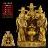 Estatua Grande de Cobre de Ongkong Ming, una Deidad de Cinco Vías, para Adoración en el Hogar o Tienda y Apertura de Negocios