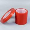 Cinta adhesiva de doble cara ultrafina, transparente, de alta viscosidad, sin costuras, impermeable, resistente a altas temperaturas, color rojo Crown 7965, venta al por mayor