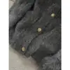 [Producto Destacado] Yuran 26 Nueva Colección Primavera Temprana Chaqueta Cardigan Tejida de Lana de Alpaca Suri de Peso Pesado Cepillada a Mano