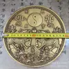 Colgante Kirin Shanhai de cobre puro espejo cóncavo convexo espejo de ocho trigramas puerta interior y exterior decoración del hogar artesanías adornos