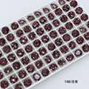 Strass Octogonal Corte Rosa 8mm Dongzhou, Strass K9 Brilhantes com Costas Apontadas, Novas Decorações de Arte para Unhas, Strass Acessórios para Brincos DIY