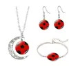 Conjunto de Colar Gema Hora da Menina de Bolinhas Periférico de Anime Pulseira Brincos de Personalidade da Moda Conjunto de Três Peças