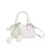 Bolso Cilíndrico a Cuadros Estilo Coreano para Mujer 2026 Verano Nueva Moda Pequeño Fresco Bolso de Hombro Cruzado Bolso Almohada de Gama Alta