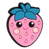 Serie de bolígrafos de dibujos animados de comida transfronterizos, accesorios de cuentas, parches gruesos de goma blanda perforados de doble cara, cuentas quemadas, accesorios de cuentas