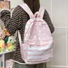 Mochila Retro con Estrellas y Rayas para Estudiantes de Secundaria y Preparatoria, Bolsa Escolar, Casual, Gran Capacidad, Ligera, Versátil, Mochila para el Trabajo
