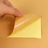 Papel Kraft Marrón Oscuro A4/A3 Papel de Impresión de Etiquetas Pegatinas Autoadhesivas Superficie Mate Adhesivo Fuerte Pegatinas de Sellado Venta al por Mayor