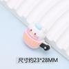 Lindo regalo de computadora, taza de té, cuchara, gato KT, accesorios de resina para bricolaje, accesorios para el cabello, aretes, material de carcasa de teléfono móvil hecho a mano, bolsa
