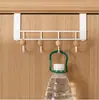 Gancho de Porta Pendurador de Parede sem Furar Pendurador de Porta de Quarto Pendurador de Parede Armazenamento Gancho para Roupas Chapéu