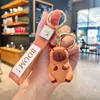 Llavero Colgante de Capibara de Dibujos Animados Muñeco Creativo Lindo Colgante para Coche de Pareja Regalo Pequeño Venta al por Mayor