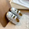 Zapatos Planos de Ballet Retro con Lazo para Niñas, Estilo Nuevo Primavera y Otoño 2026, Zapatos de Princesa para Niñas Jóvenes, Zapatos de Cuero con Suela Suave