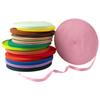 Ribete de Cinta de Espiga de Poliéster-Algodón de Fibra Química Grande para Accesorios de Ropa, Tira de Ribete de Borde Lateral y Cuello Trasero Colorida