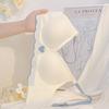 Ropa interior fina sin costuras para mujer, de una pieza para senos grandes y pequeños, push-up, para senos pequeños, anti-caída, sin aros, sujetador de niña
