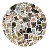 100 piezas de pegatinas realistas y lindas de gatitos para decoración transfronteriza, adecuadas para álbumes de recortes, cuadernos y fundas de teléfono; disponible al por mayor