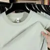 2026 Nuevo Estilo de Verano Chaleco de Manga Corta para Hombre de Lyocell con Cuello Redondo, Camiseta Casual de Manga Corta para Hombre Fresca y Transpirable