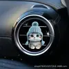 Comércio Exterior Transfronteiriço Moletom Azul Gato Moldado Clipe de Ventilação Acabado Decoração de Carro Difusor de Fragrância 5,5cm Acessório de Acrílico