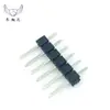 Base de header de pines directa de fábrica espaciado de 2.0 MM pin único 1-40P pin L8.7mm pin recto pin de cobre