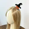 Atmosfera de fantasia sombria de Halloween fantasma bruxa festa acessórios versáteis para fantasias presilhas de cabelo e tiaras de abóbora acessórios