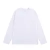 Nueva Camiseta Básica Lisa de Manga Larga para Hombre de Color Sólido 260g, Camiseta Lisa de Cuello Redondo de Segunda Generación para Hombre