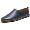 Zapatos Casuales para Hombre Zapatos Europeos y Americanos para Hombre Zapatos de Moda Perezosos de Caña Baja Transpirables Zapatos para Conducir Hombres Transfronterizos Talla Grande Zapatos de Cuero para Hombres