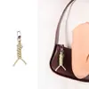 Novo Pingente de Bolsa de Corda Trançada, Decoração Feita à Mão, Chaveiro de Sapato para o Dia a Dia, Pingente de Bolsa de Celular