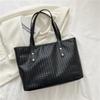 Bolso Popular de Internet de Gran Capacidad Bolso de Mujer 2021 Nueva Moda Tejido Bolso de Hombro Bolso de Mano Simple ins Bolso Tote