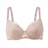 Nova lingerie feminina sexy e requintada em renda, sutiã push-up com suporte lateral, sutiã de cobertura total anti-queda