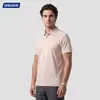 Camisas tipo polo de verano hechas a medida para ropa de trabajo con estampado de logotipo, camisetas personalizadas de seda helada de manga corta con cuello camisero, secado rápido, ropa de trabajo bordada