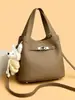 Bolso bandolera para mujer transfronterizo, bolso de hombro moderno y versátil 2026, bolso cubo informal y sencillo para el día a día, bolso de mano para el día a día