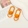 Hebilla Giratoria de Puerta en Forma de U Pintada de Colores Llavero Colgante de Aleación de Zinc Accesorios para Joyería DIY Hebilla Colgante para Bolso Muñeco