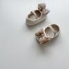 2026 Novos Sapatos de Bebê e Criança Estilo Coreano, Antiderrapantes, Elásticos, Anti-Queda, Sapatos de Princesa com Laço para Primavera e Outono