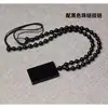 Colgante de Obsidiana Negra Natural Colgante de Cristal Negro Colgante Amuleto de Paz Collar para Mujer Regalo para Pareja Hombres