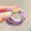 Modernas y coloridas nuevas ligas para el cabello 2026, accesorios versátiles para el cabello inspirados en la dopamina para niños, diademas de alta gama con temática de dulces M&M