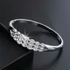 Pulsera brillante de estilo coreano de moda, hueca, microincrustada con circonita, estilo de negocios simple, para novia, regalo de Navidad