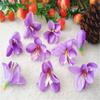 Tocado de joyería DIY con forma de triángulo de orquídea, decoración de escritorio, orquídea triangular de 6 pétalos, decoración pastoral para el hogar, flor