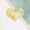 Lentejuelas con Forma de Corazón Brillantes Ultrasónicas con Lazo de Perlas, Accesorios para el Cabello Hechos a Mano para Bricolaje, Decoraciones para Zapatos y Sombreros, Adornos para Ropa