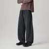 Calça Casual Retro Americana Nova Masculina OT, Calça Foice Masculina, Calça de Perna Reta de Outono, Calça Esportiva Masculina Solta