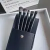 Cepillo Suave para Sombra de Ojos 10 Piezas Tamaño Pequeño Tamaño Grande Área de los Ojos Detalles Debajo de los Ojos Hoja Difuminadora Set de Pinceles de Maquillaje para Delineador