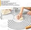 Esteira de amassamento de silicone Amazon Tapete de rolamento engrossado Grande 0,4 mm Cozinha Tapete de cozimento de silicone Tapete de amassamento